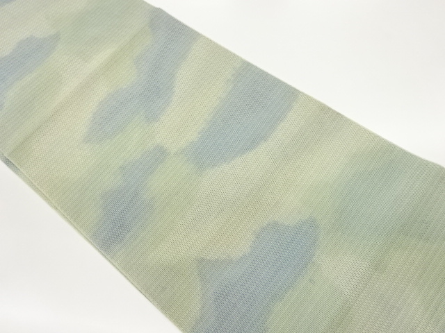 JAPANESE NAGOYA OBI FOR SUMMER / WOVEN ABSTRACT CLOUD